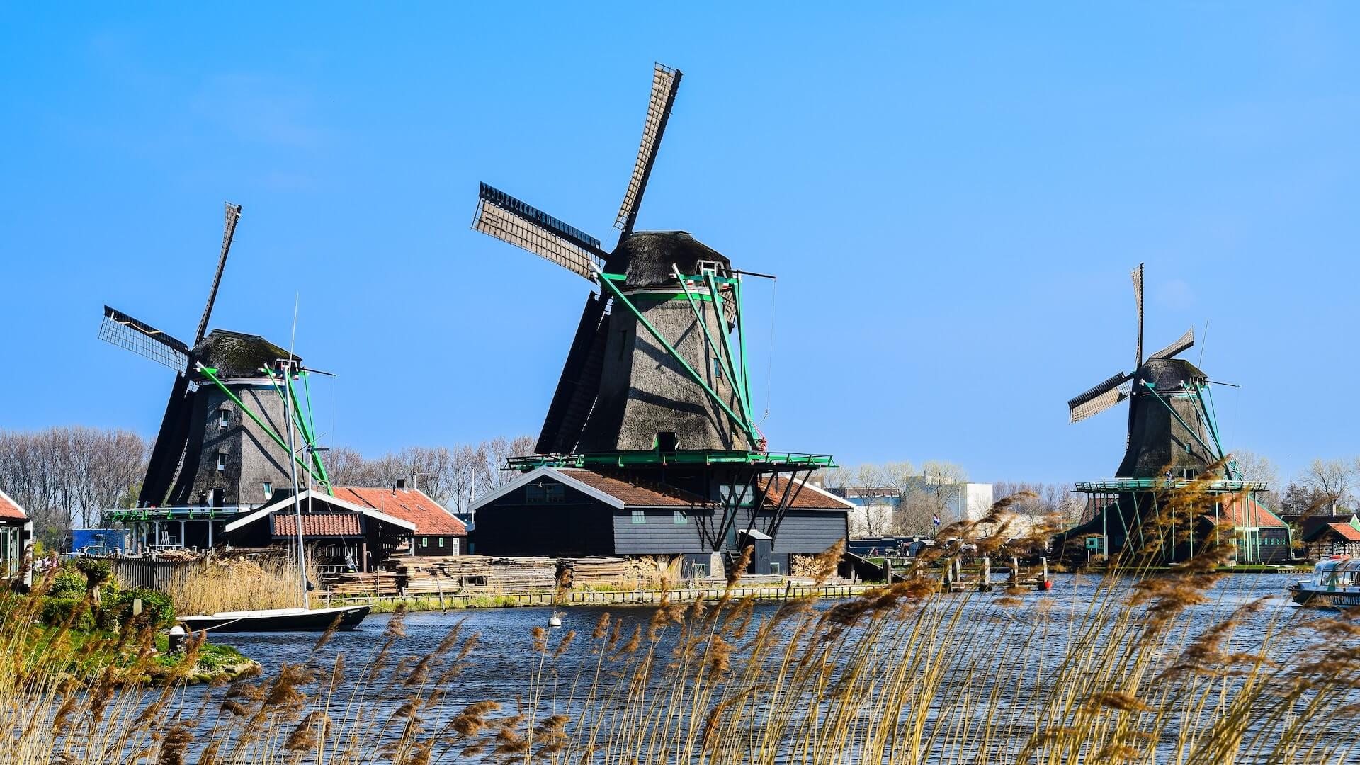 God created man, the Dutch windmill created the land